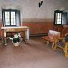 Presider's chair and Candle holder (Daily Mass Chapel)